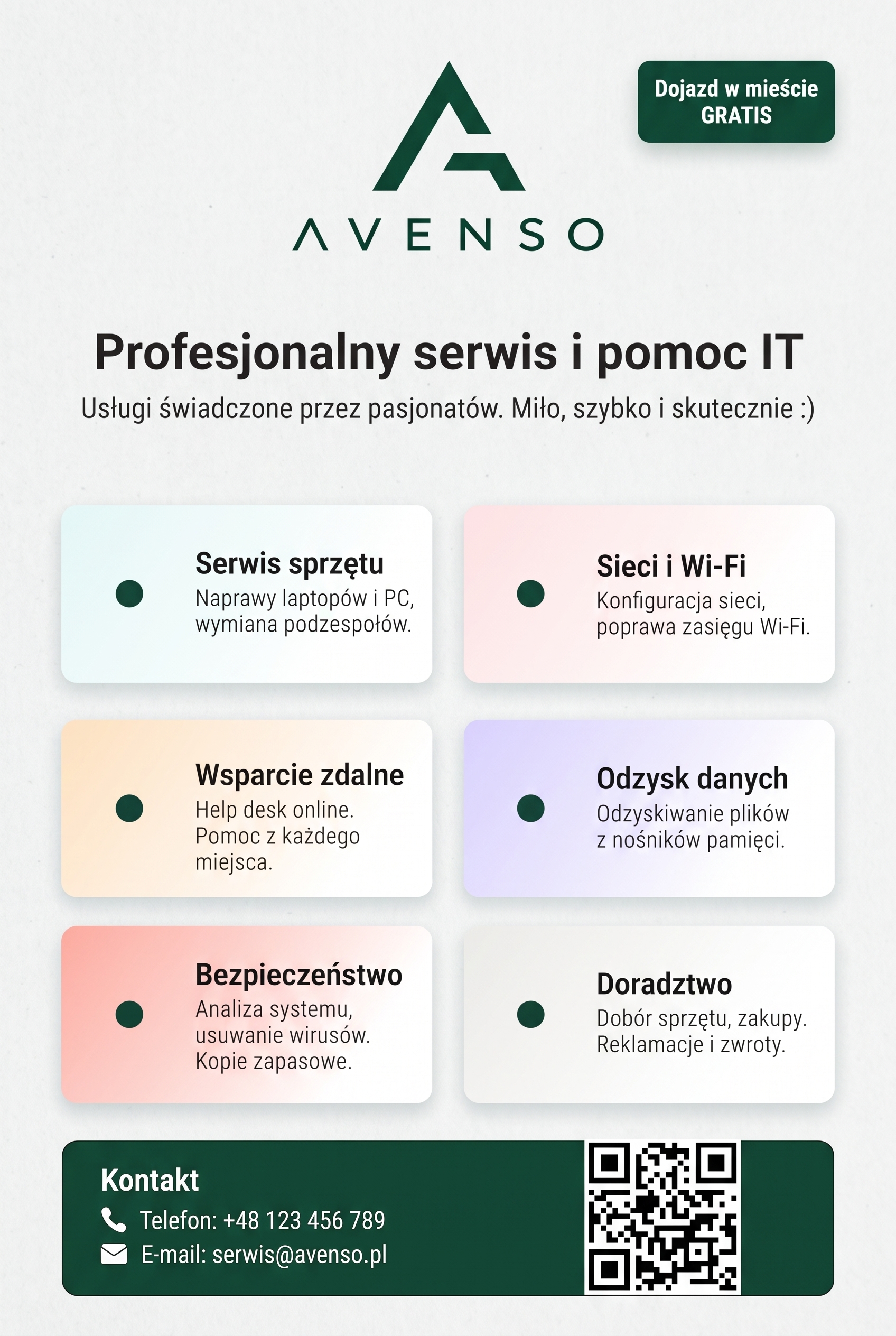 Ulotka Avenso